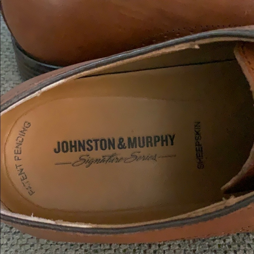 Johnston & Murphy Brown Leather Oxford Shoes 10.5 - Picture 8 of 8